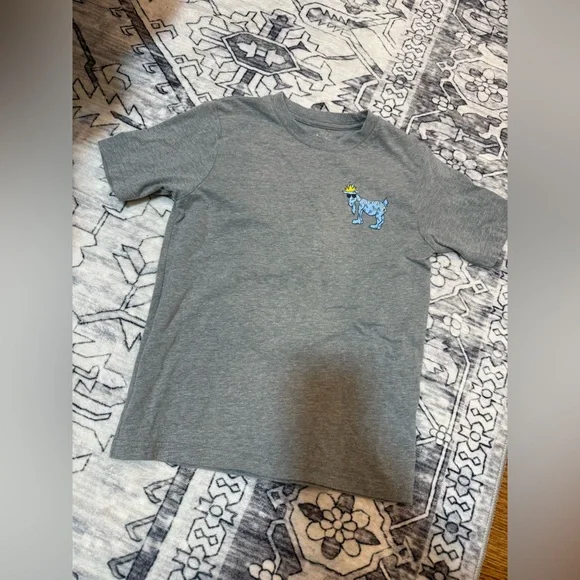 GOAT USA All Star Lax T-Shirt in gray- size youth small - Picture 2 of 5
